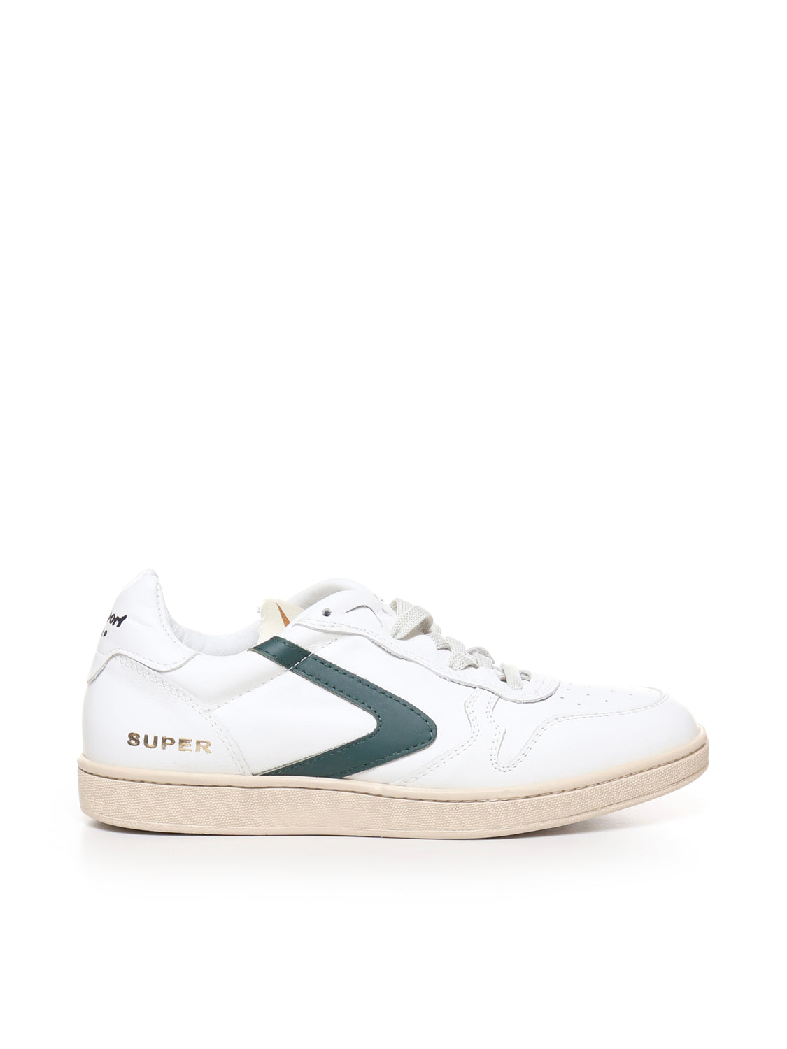 Valsport Sneakers White, Green Calfskin
