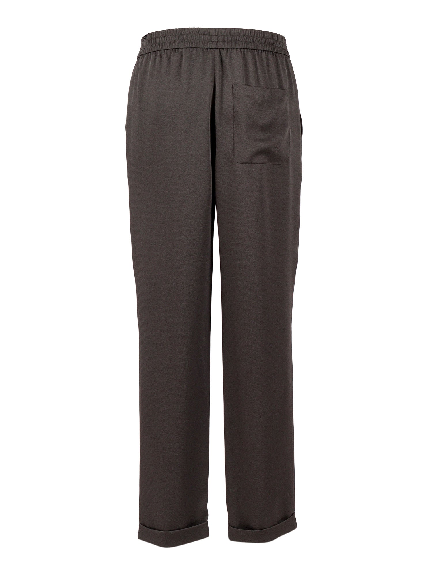 TROUSER Grey Polyester Pant