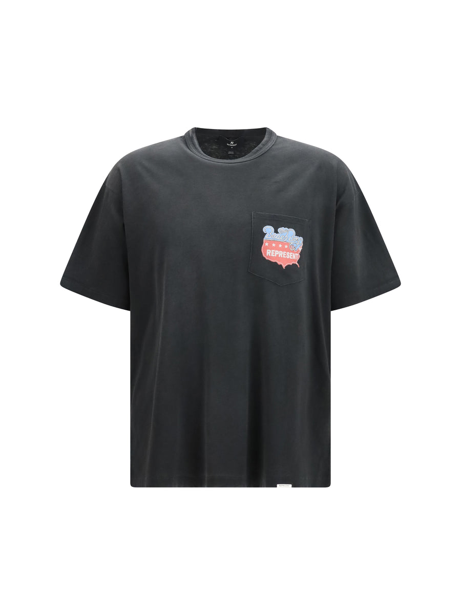 Represent 85% Cotton; 15% True Hemp t-shirt in black