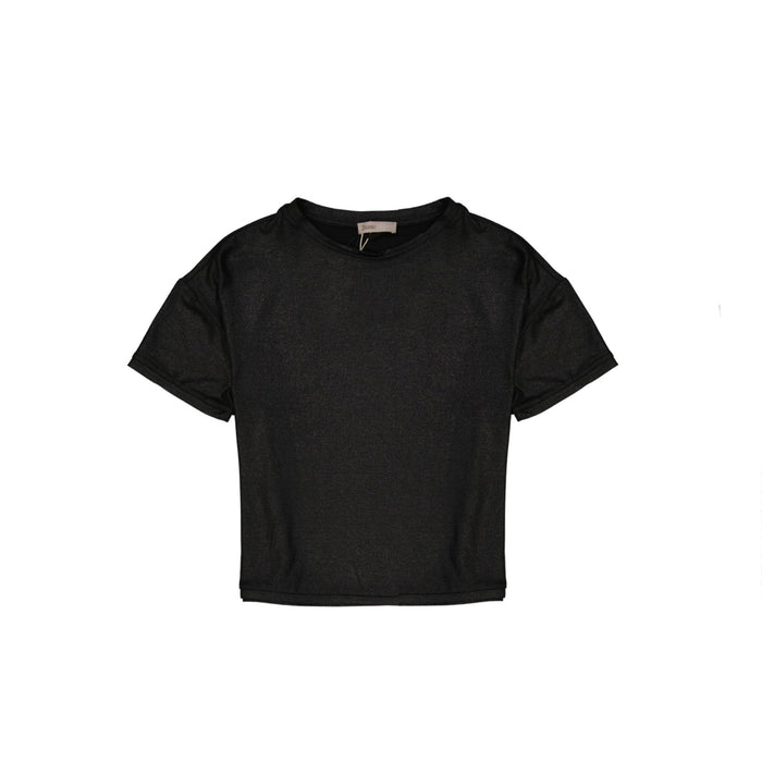 Herno Short-Sleeve T-Shirt Black Elastane Viscose