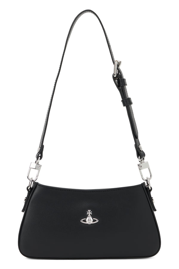 Shoulder Bag With Orb Black Polyester