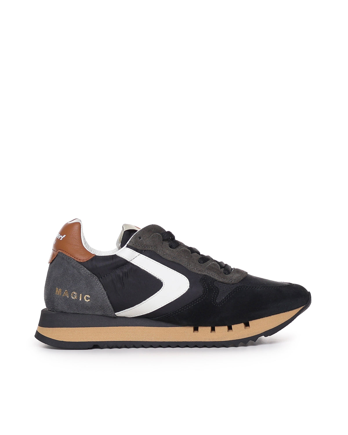 Valsport Sneakers Grey, Black, White Suede