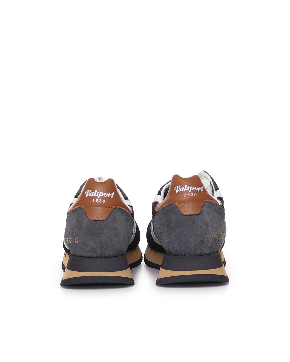 Valsport Sneakers Grey, Black, White Suede