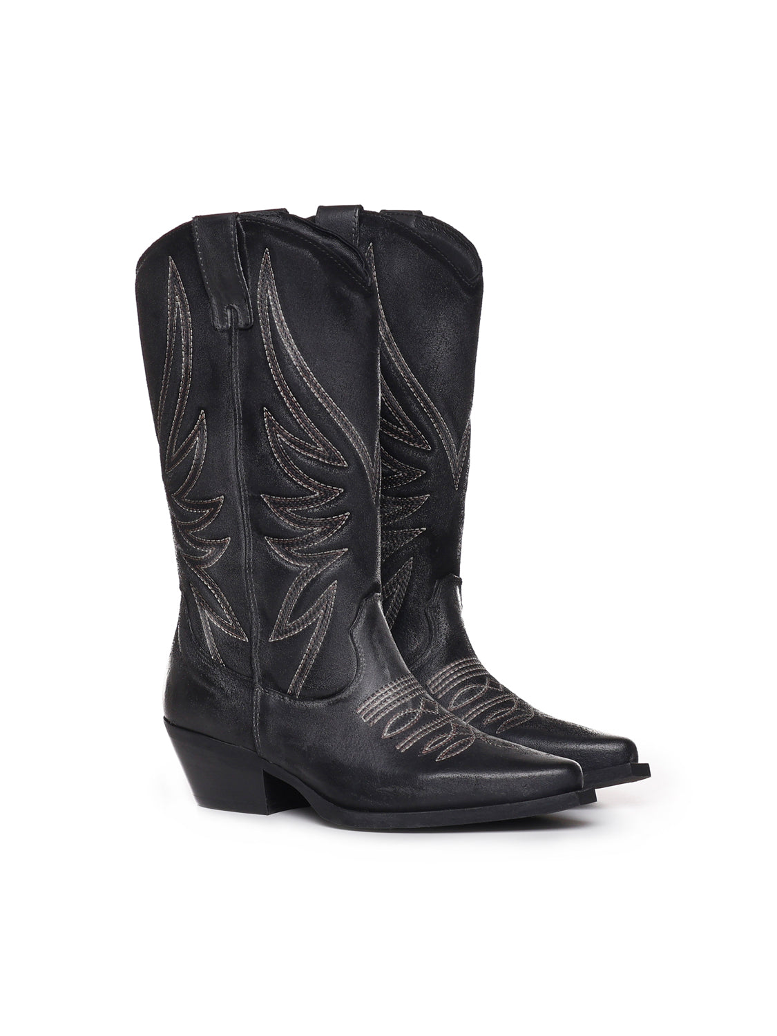 Metisse Boots Black Leather