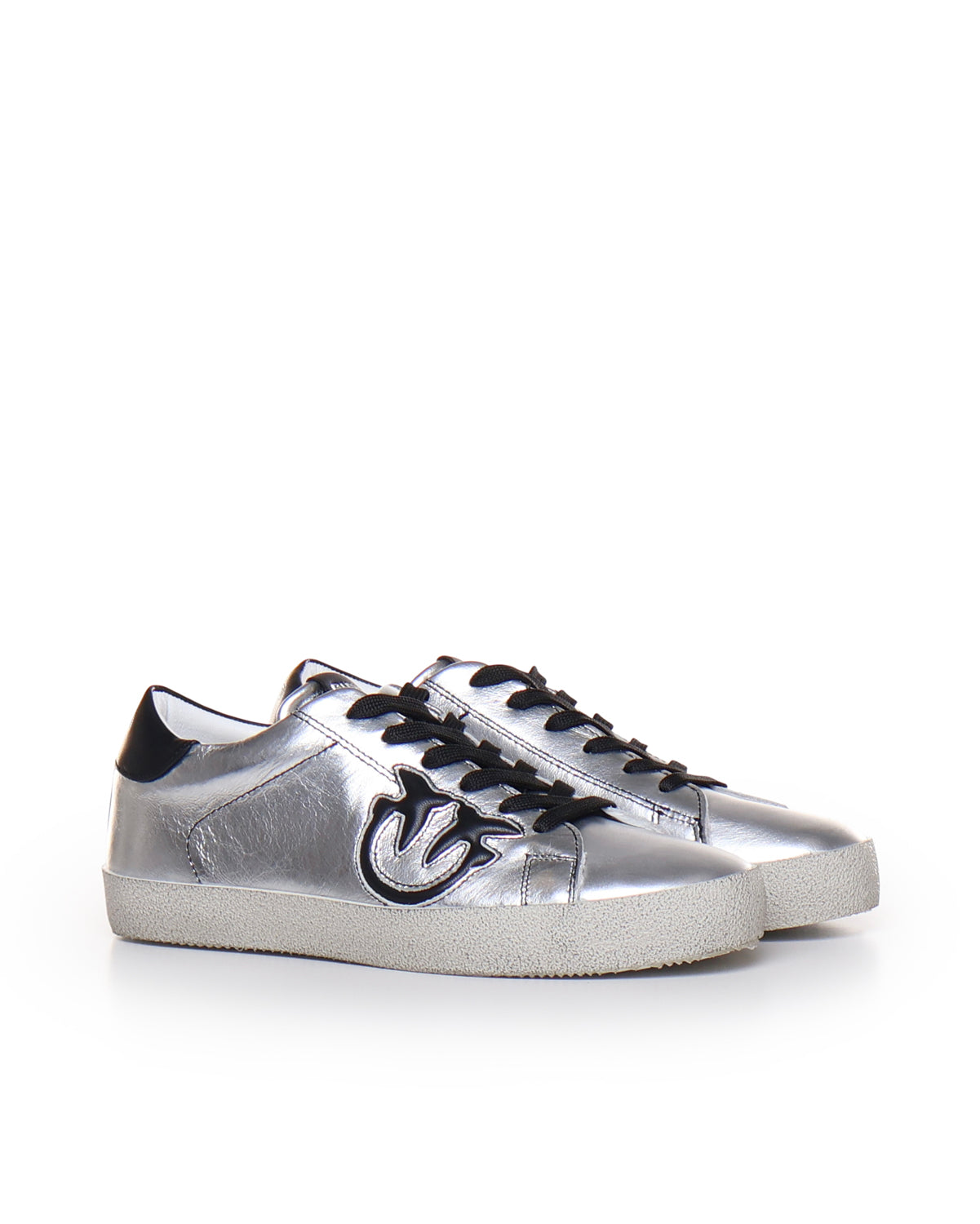 Pinko Sneakers Silver/black