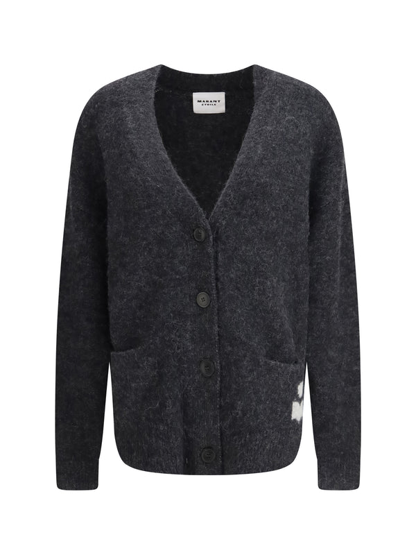 Marant Etoile 63% Alpaca Vicuña Pacos cardigan in gray