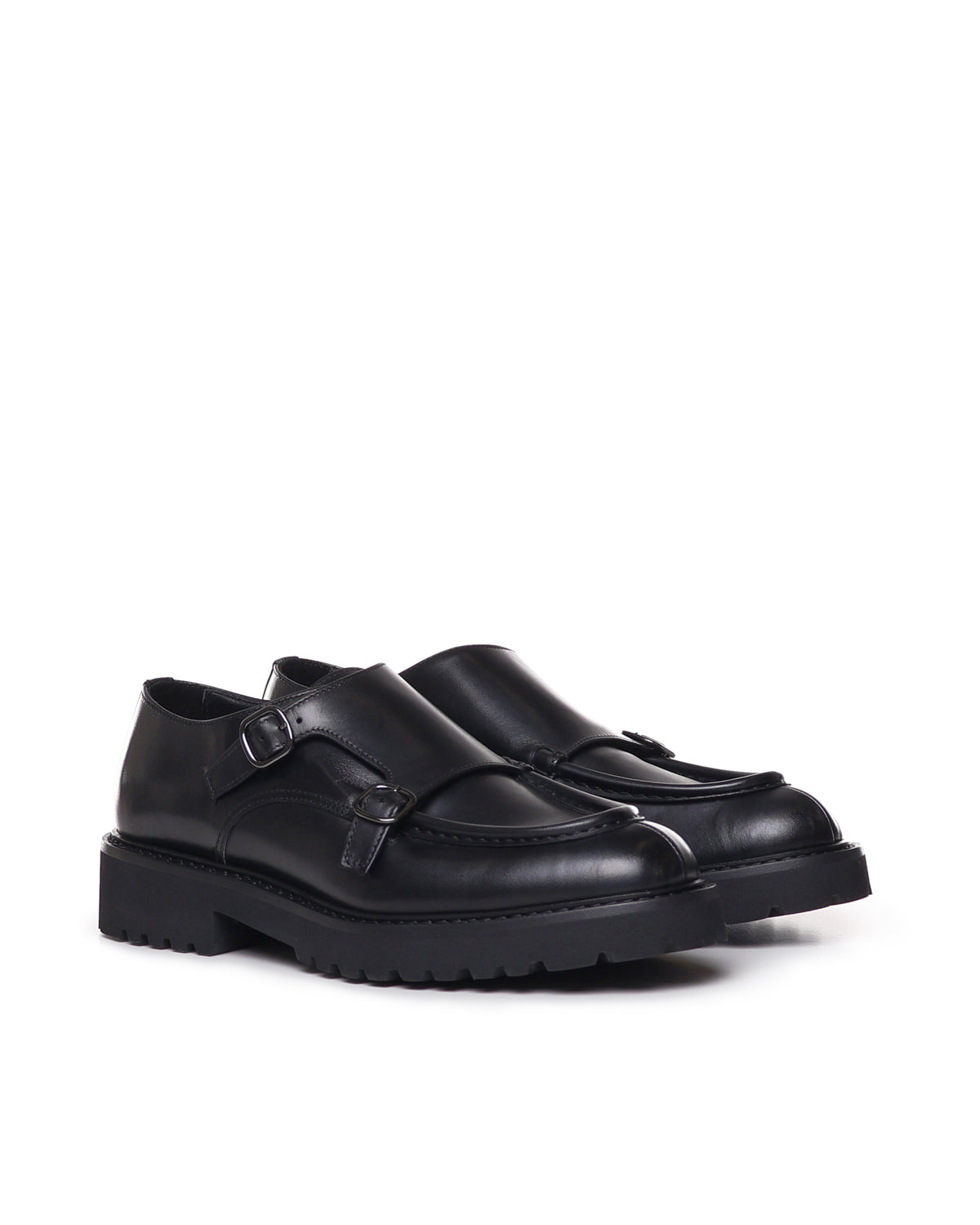 Doucals Flat Shoes Black Calfskin