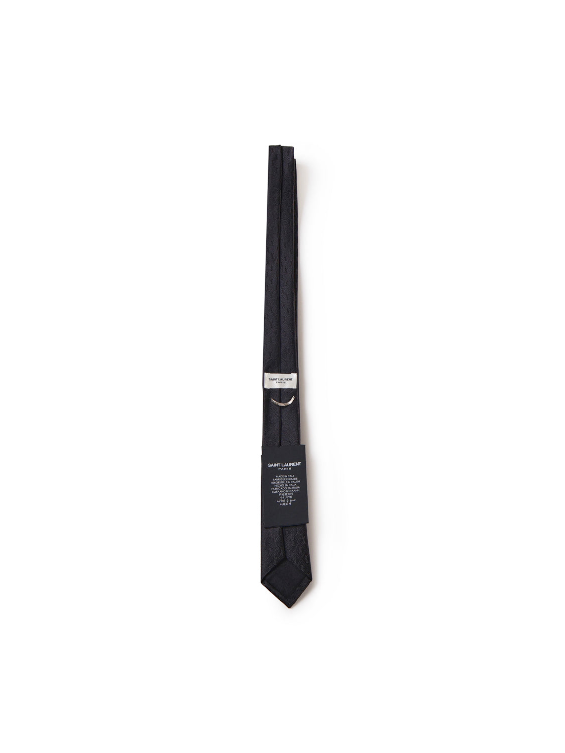 Saint Laurent Ties Black Silk