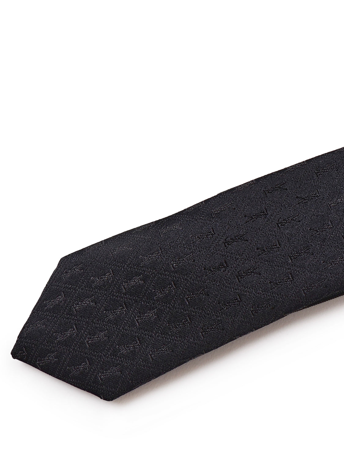 Saint Laurent Ties Black Silk