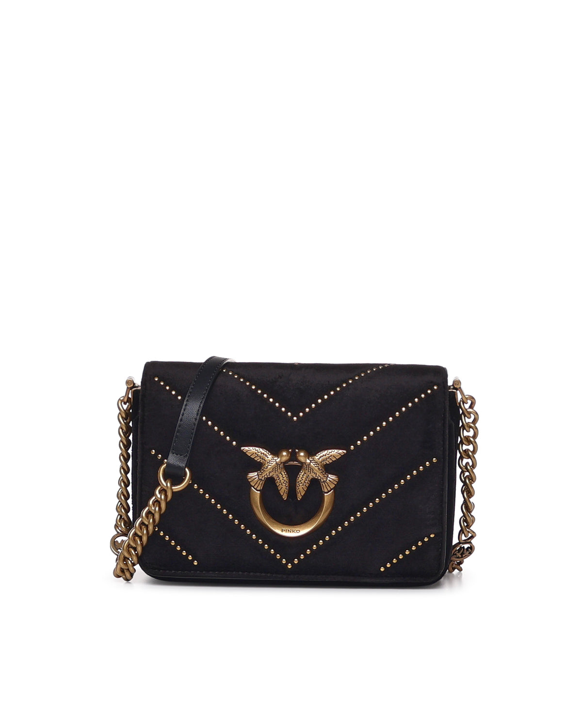 Pinko Bags Black Cotton - Cowleather