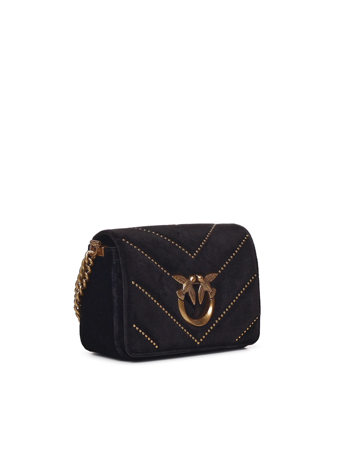 Pinko Bags Black Cotton - Cowleather