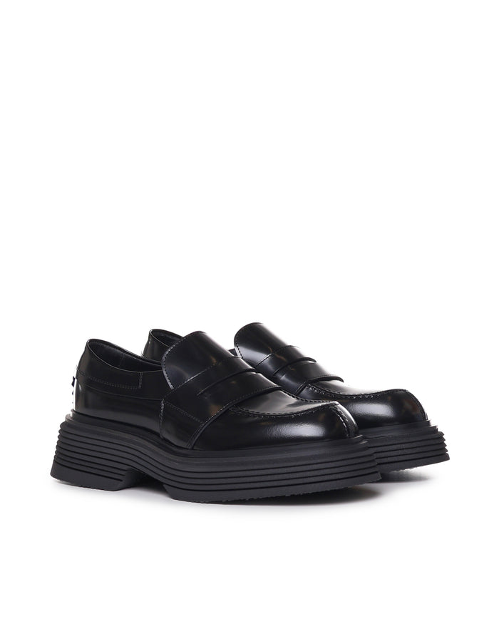 THE-ANTIPODE Flat shoes Black Calfskin