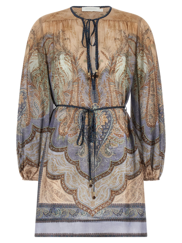 Wanderlust dress Multicolor Silk