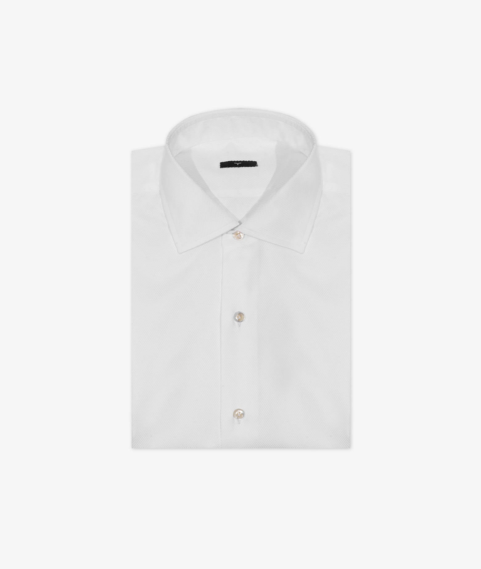 Tailored Cotton Shirt Islington White Hand Made