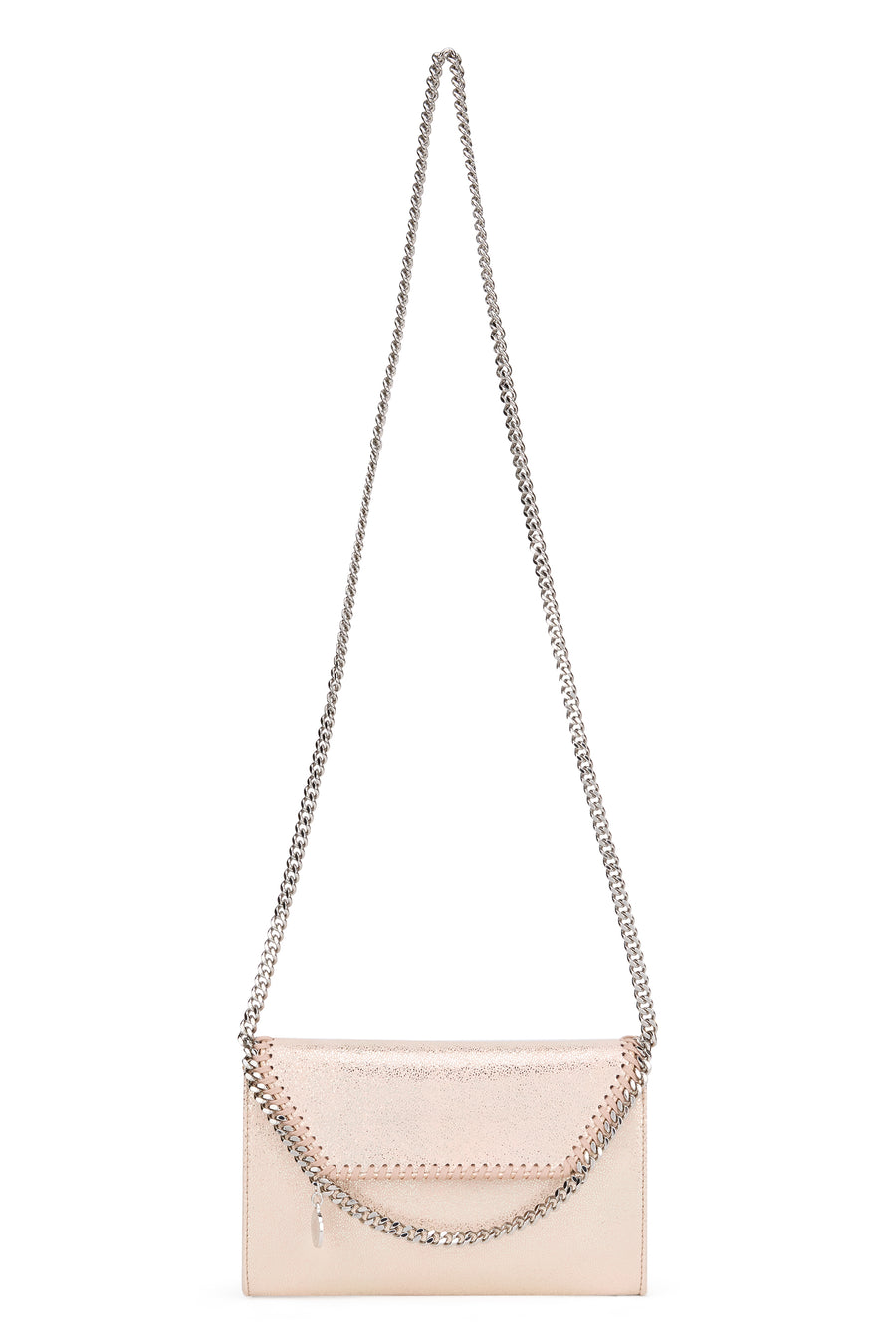 Shoulder Bag Falabella Shell Pink Polyester