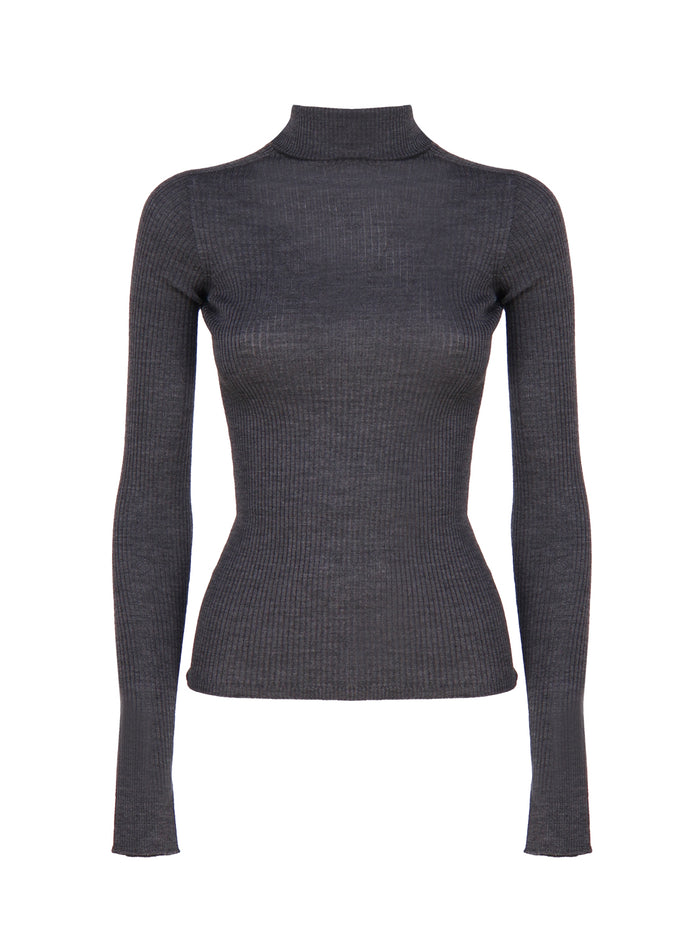 Sportmax Sweaters Grey Virgin Wool