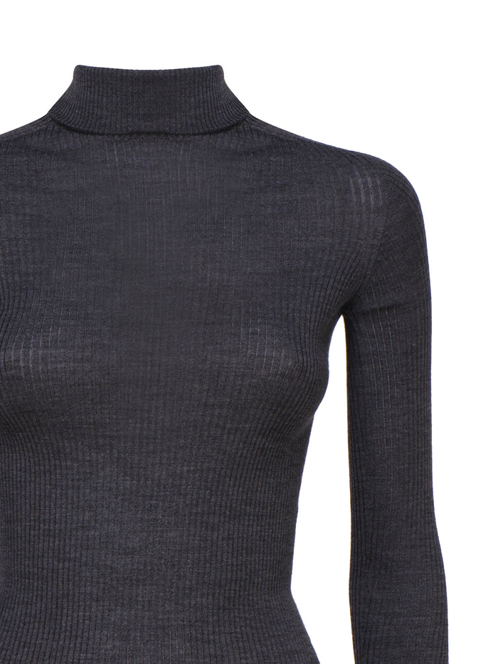 Sportmax Sweaters Grey Virgin Wool