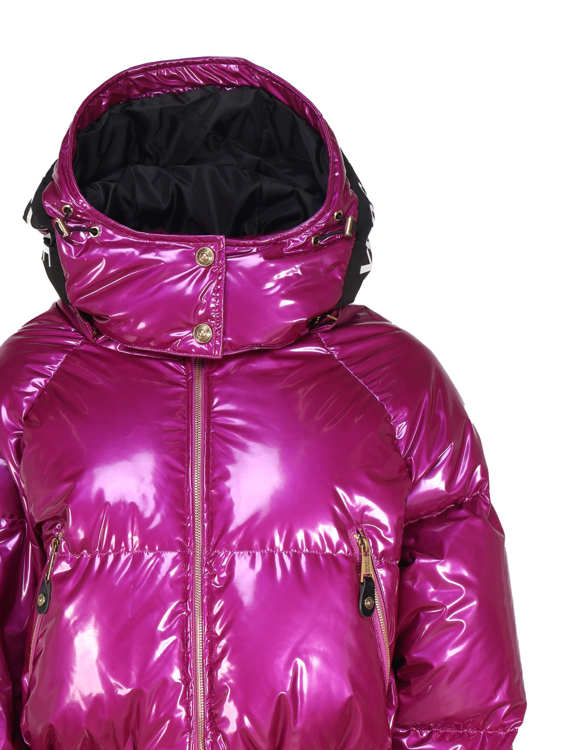 Versace Jeans Couture Coats Plum Polyamide Elastane