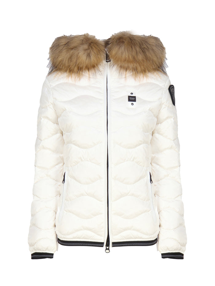 Blauer Coats White Nylon