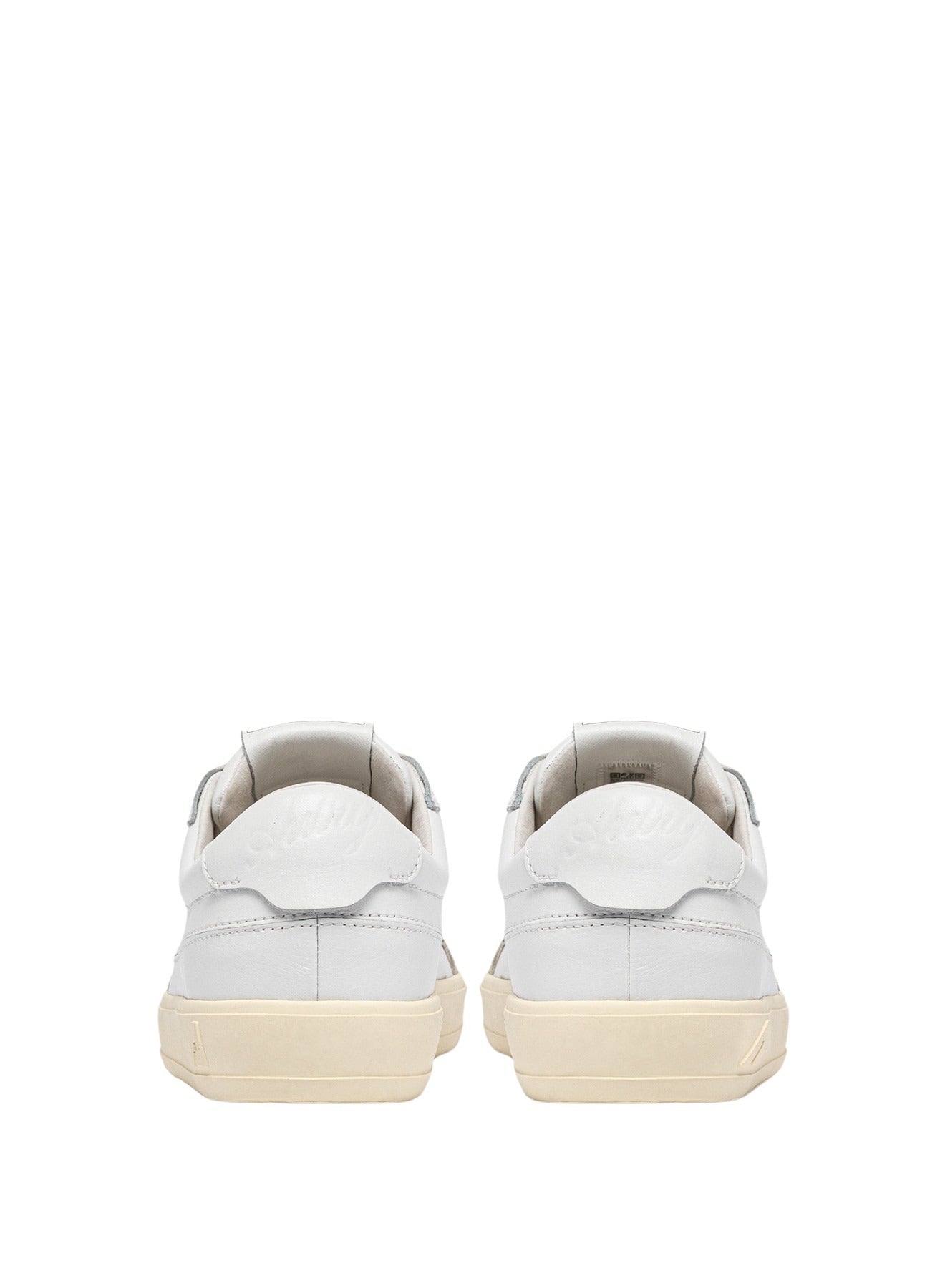 Windscape Low Leat Sue Wht White Cow Leather + Nylon Shoe