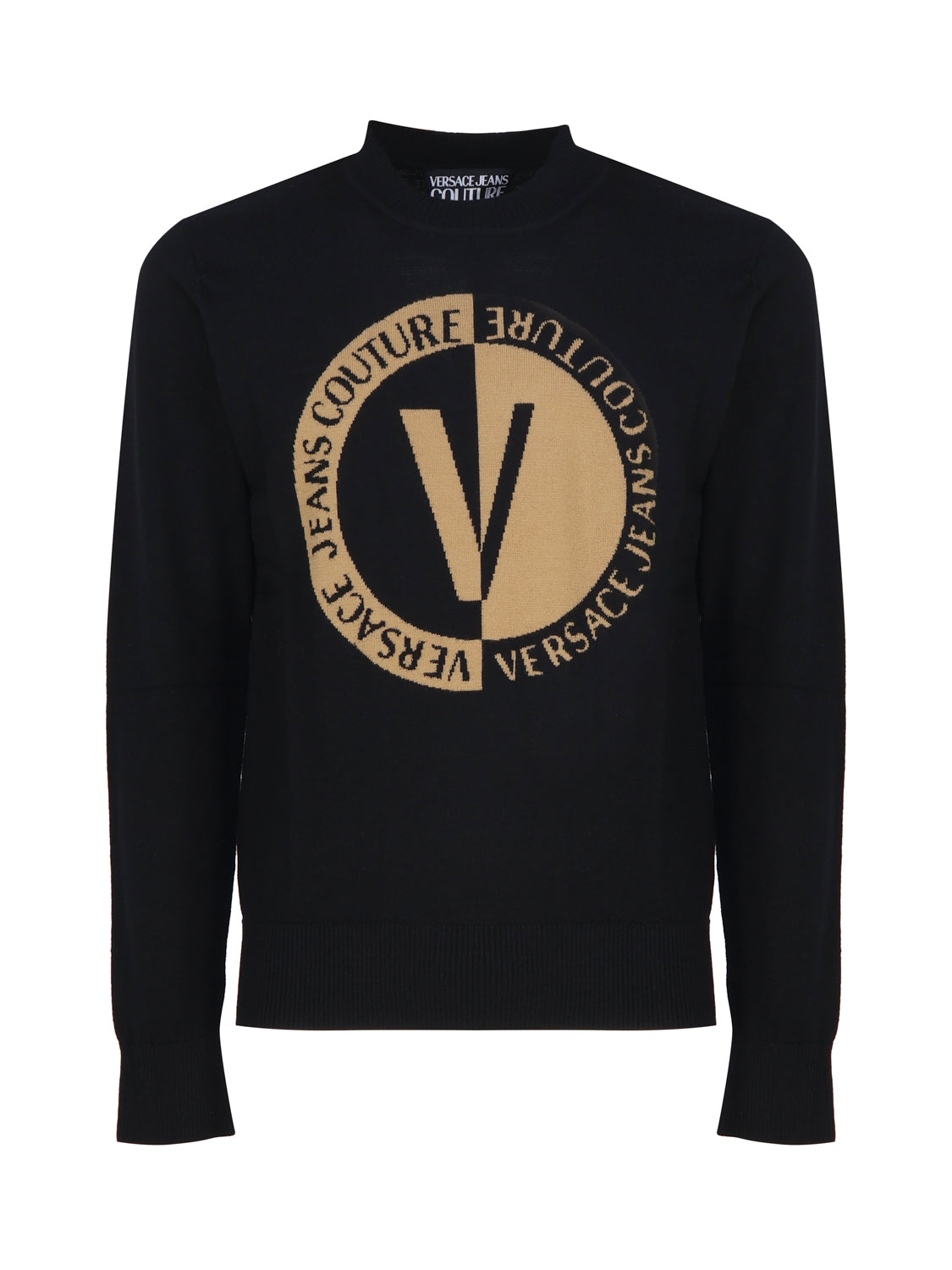 Versace Jeans Couture Sweaters Black Wool