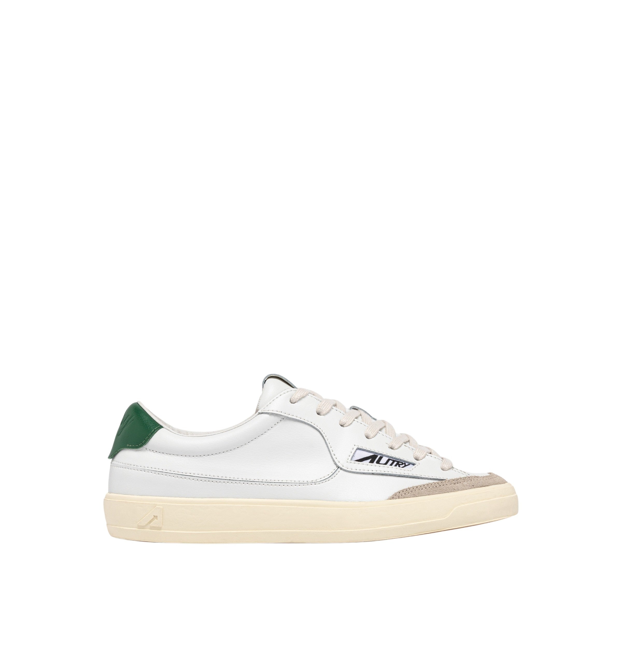 Windscape Low Leat Sue Wht Amazon White Cow Leather + Nylon Shoe