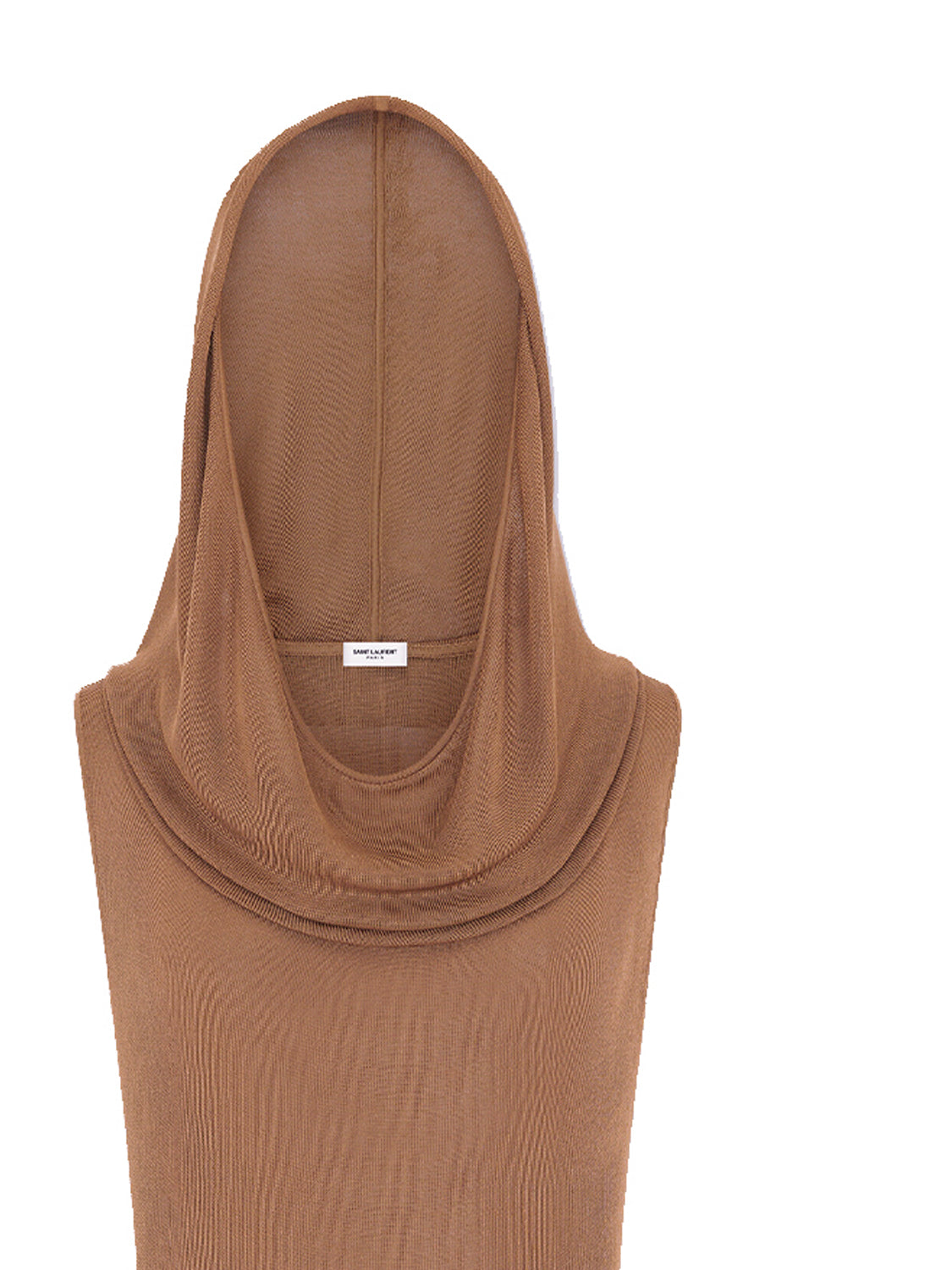 Saint Laurent Top Brown Viscose
