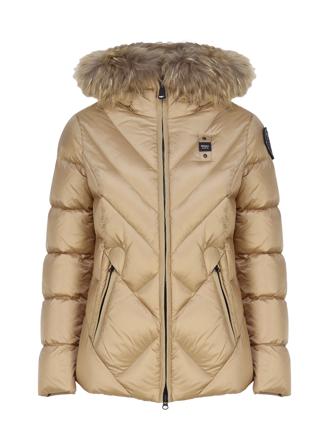 Blauer Coats Beige Nylon