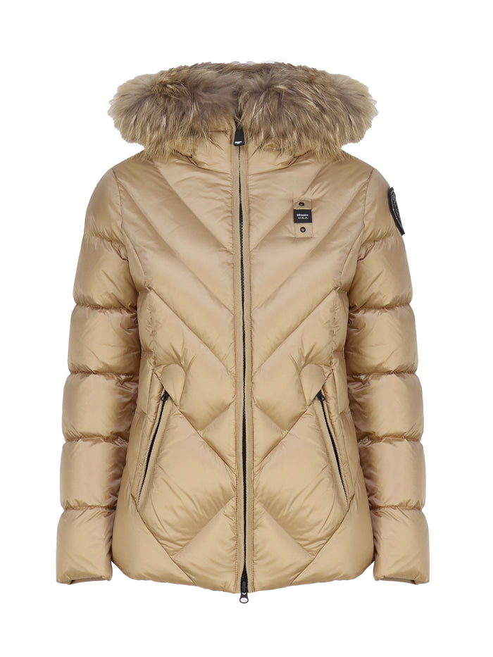 Blauer Coats Beige Nylon