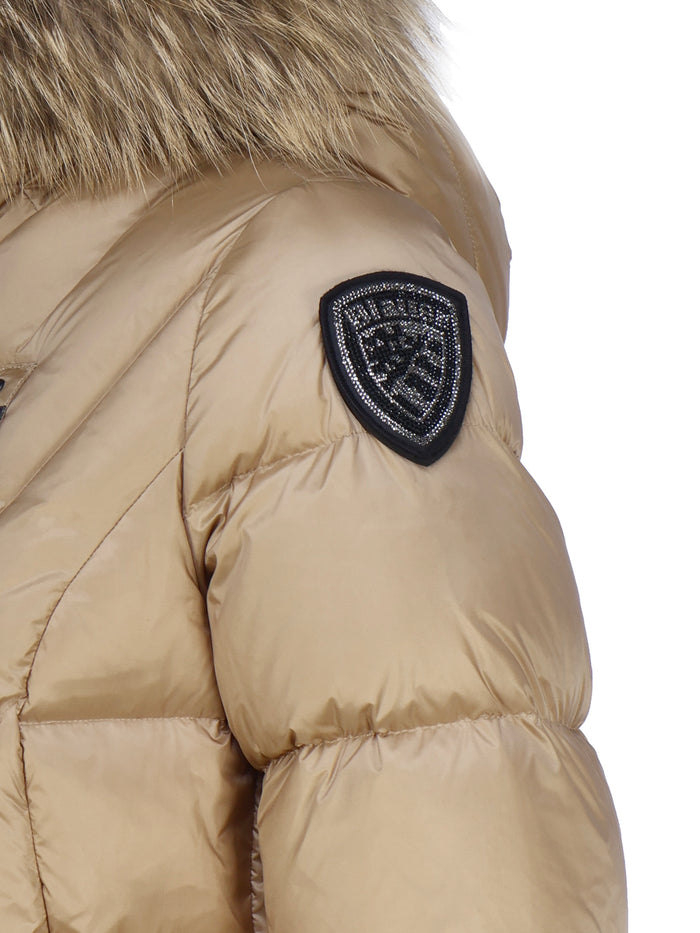 Blauer Coats Beige Nylon