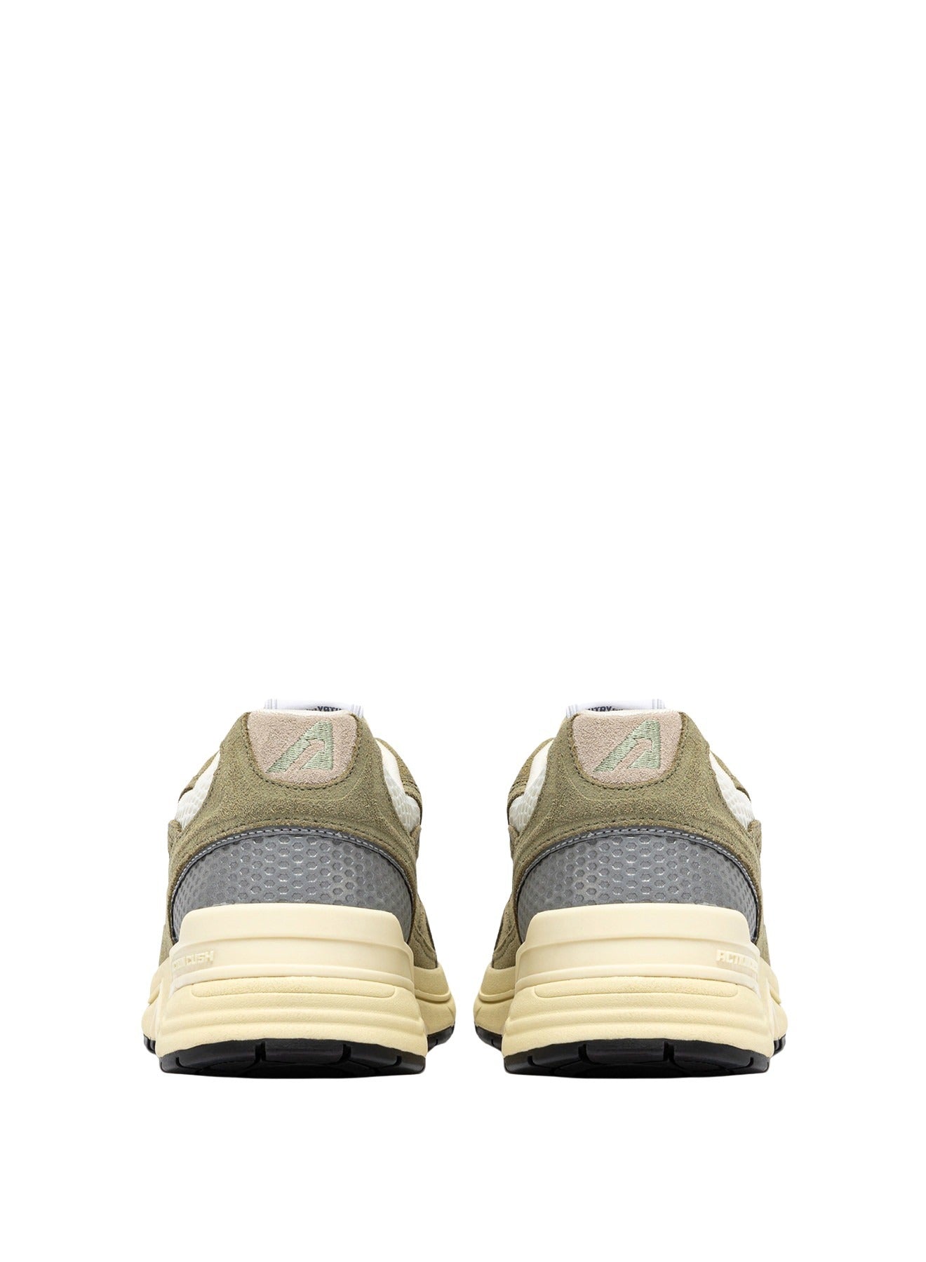 Hyperway Low Suede Mesh Greygn Silv Grey Shoe