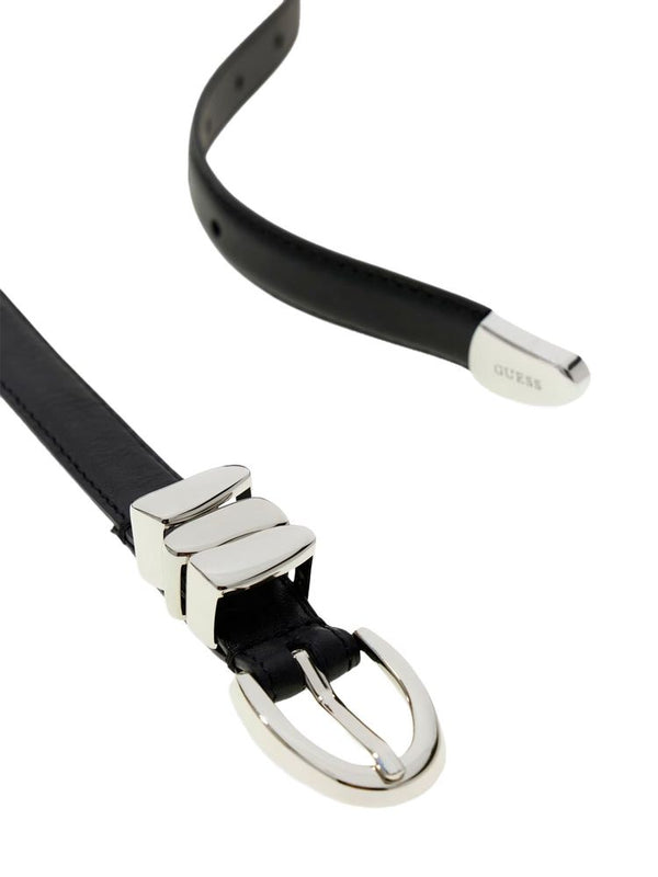 Guess 100% Leather belt in black