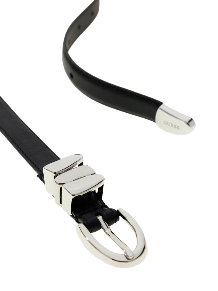 Guess 100% Leather belt in black