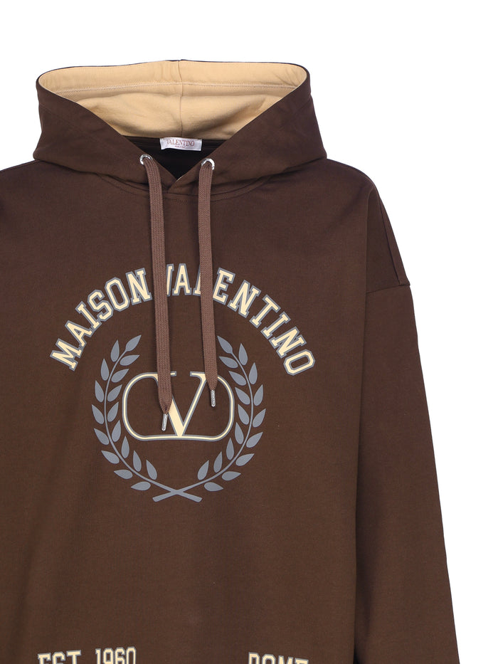 Valentino Garavani Sweaters Brown Cotton
