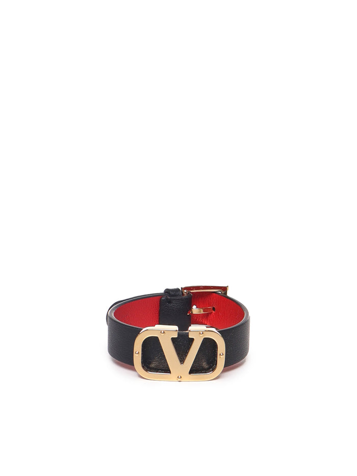 Valentino Garavani Bijoux Black,red Calfskin