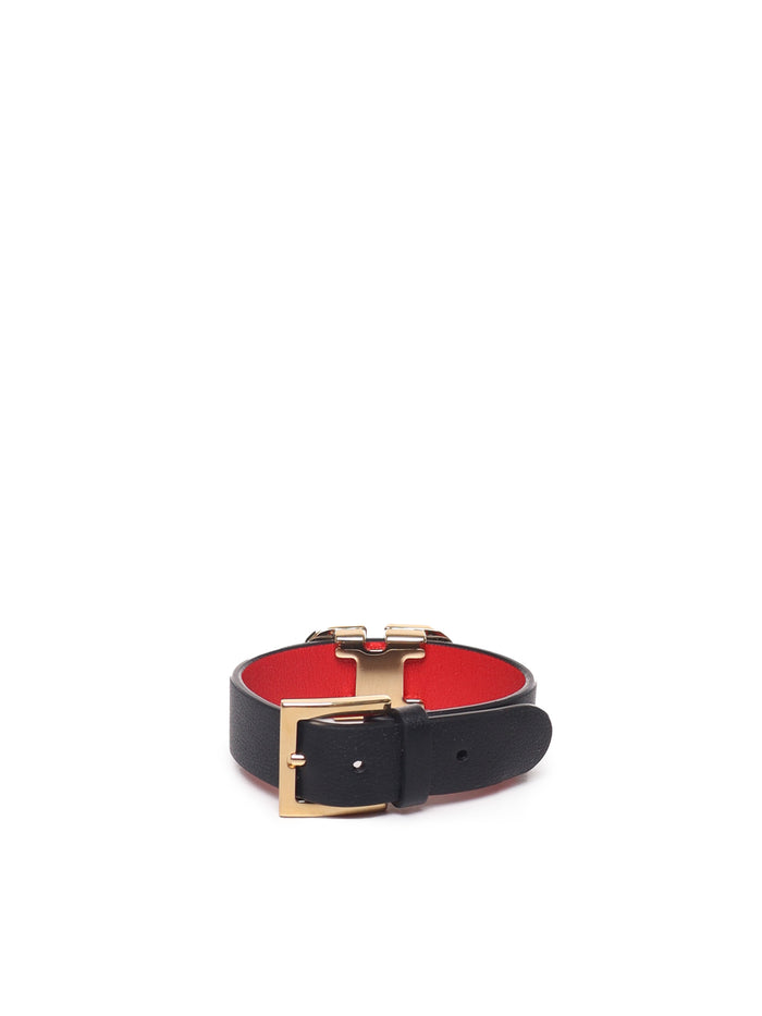 Valentino Garavani Bijoux Black,red Calfskin