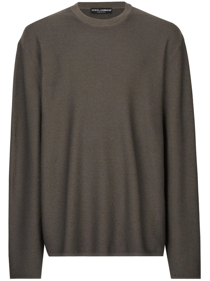 Girocollo Grey Cotton | Maglia