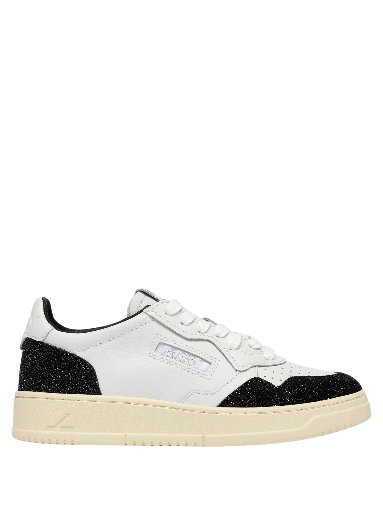 Medalist Low Soflea Spk Wht Blk White Cow Leather + Calf Shoe