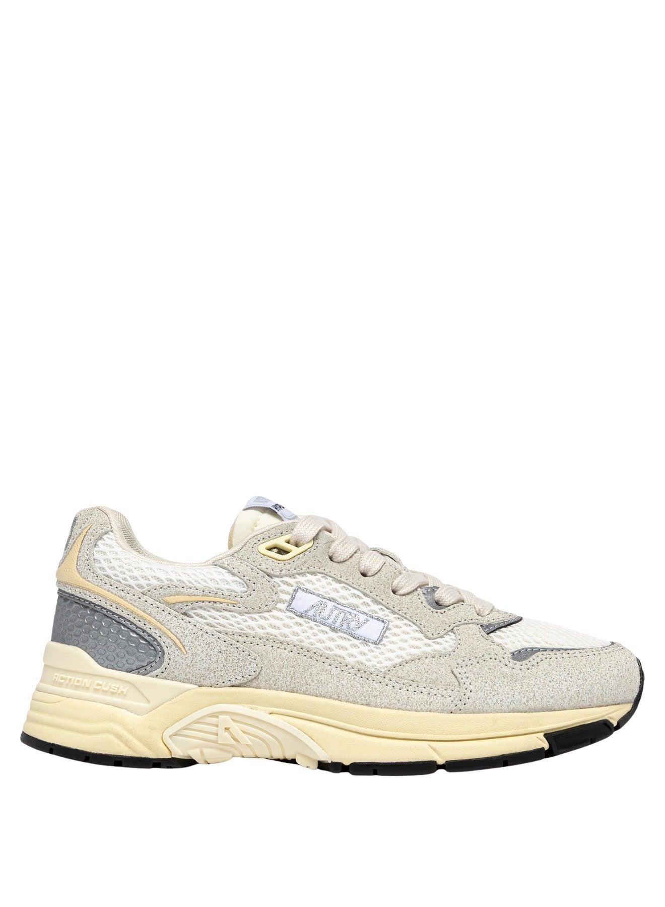Hyperway Low Mesh Sueglit Wht Silv White Shoe