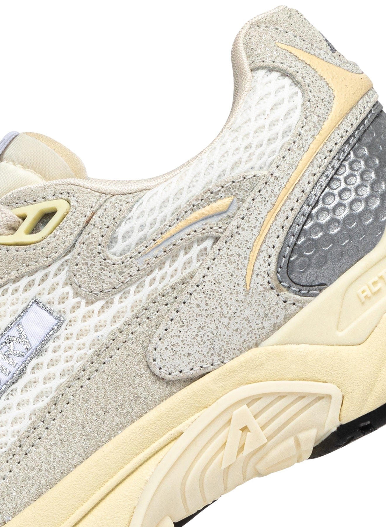 Hyperway Low Mesh Sueglit Wht Silv White Shoe