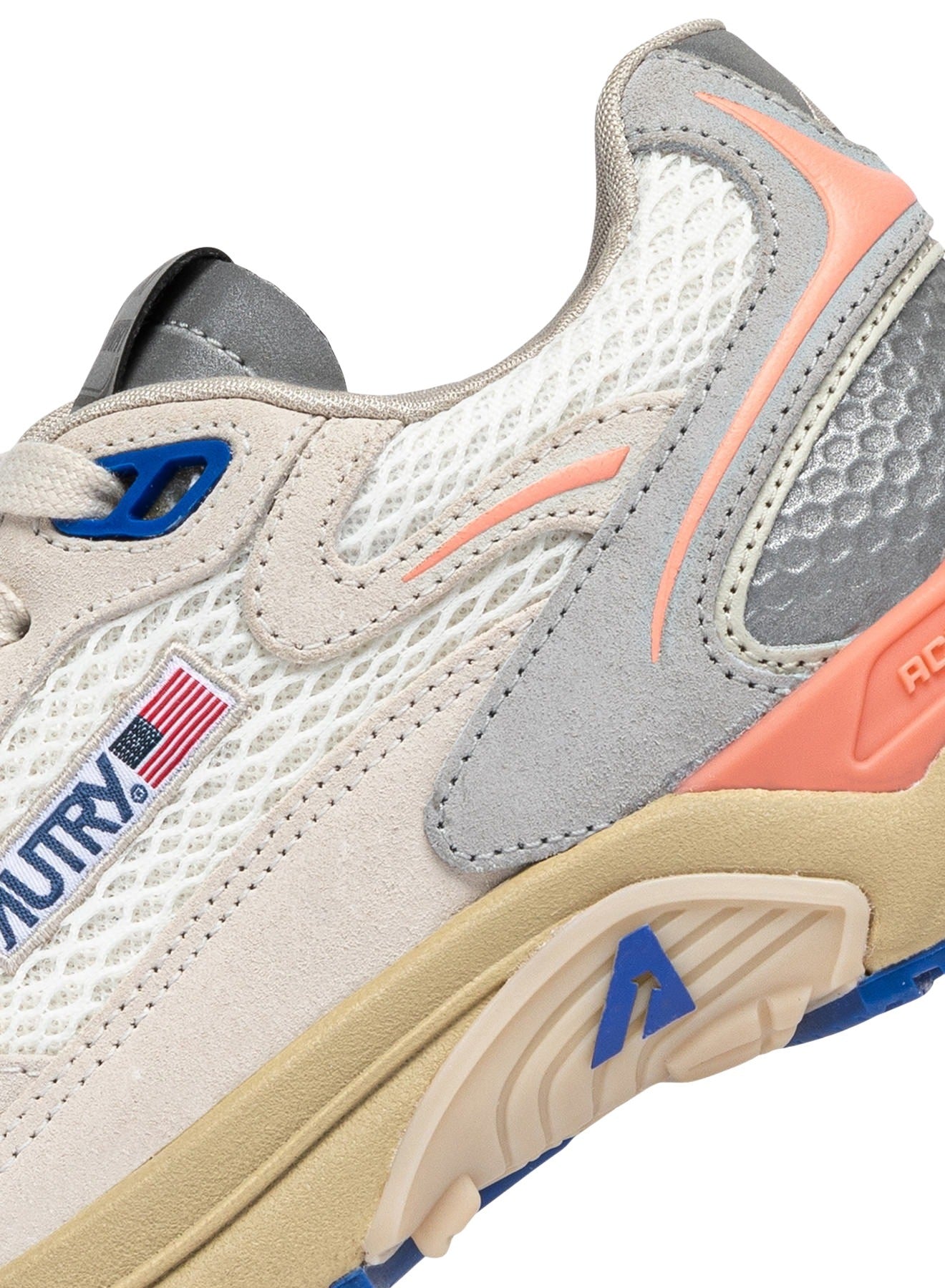 Hyperway Low Mesh Sue Wht Peachp White Shoe