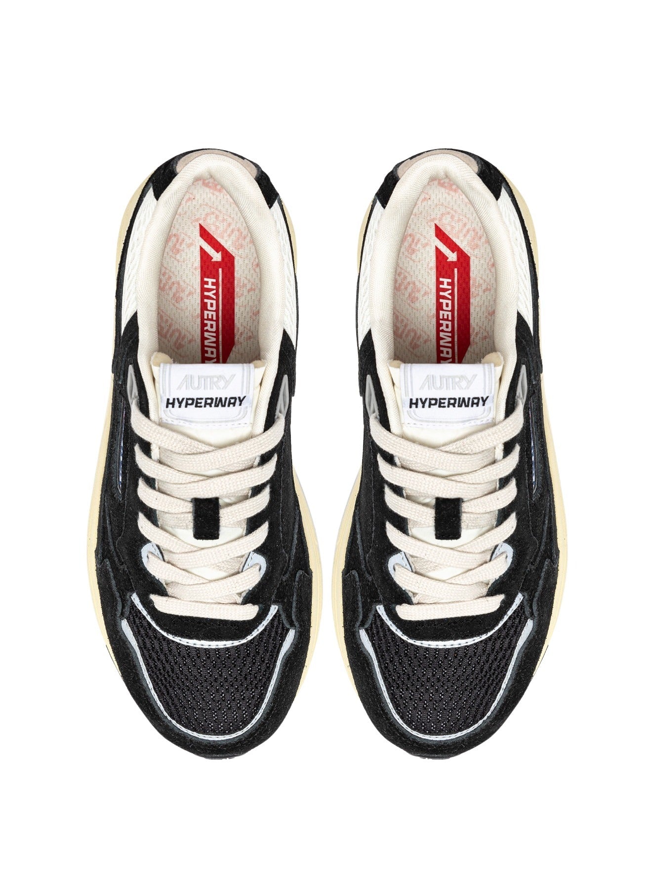 Hyperway Low Suede Mesh Blk Silv Black Shoe
