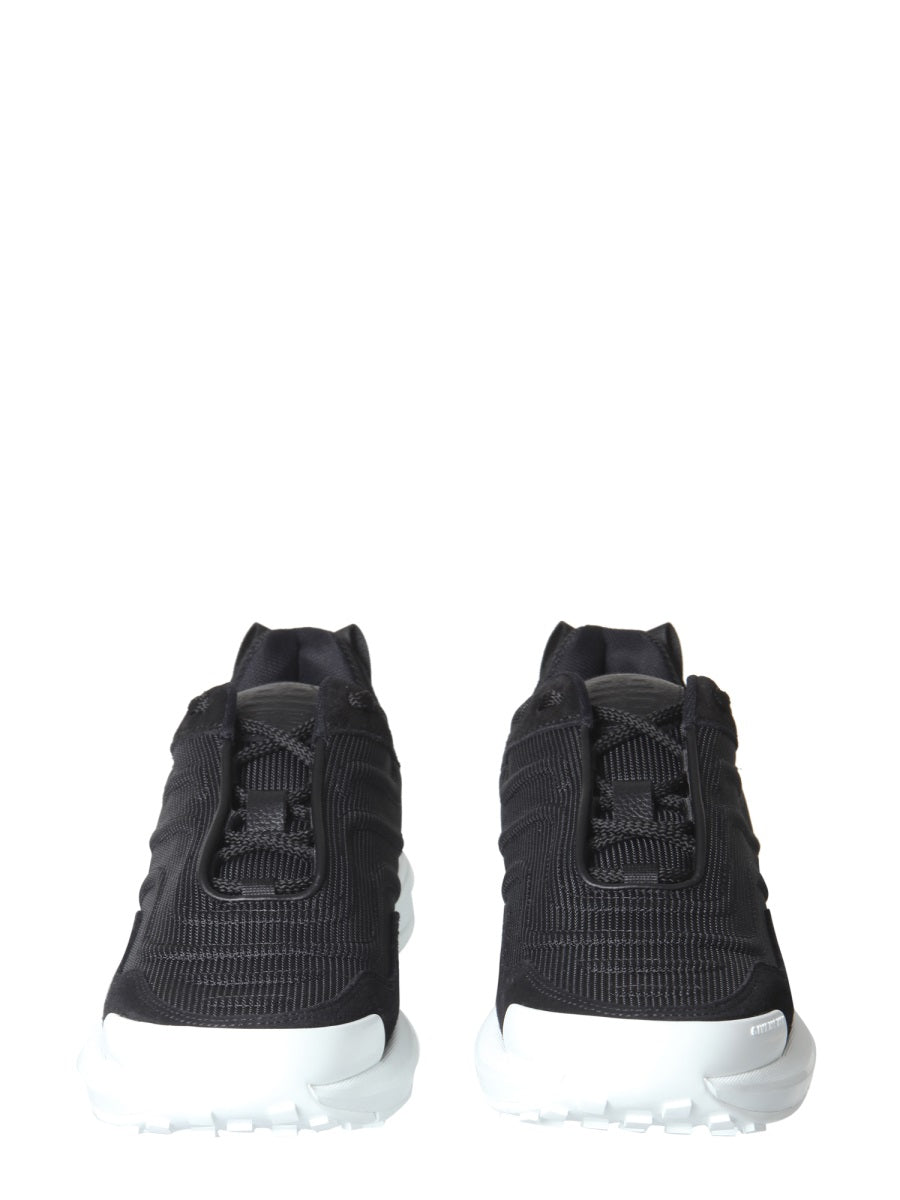 Light Sneakers Black Polyester Trainers