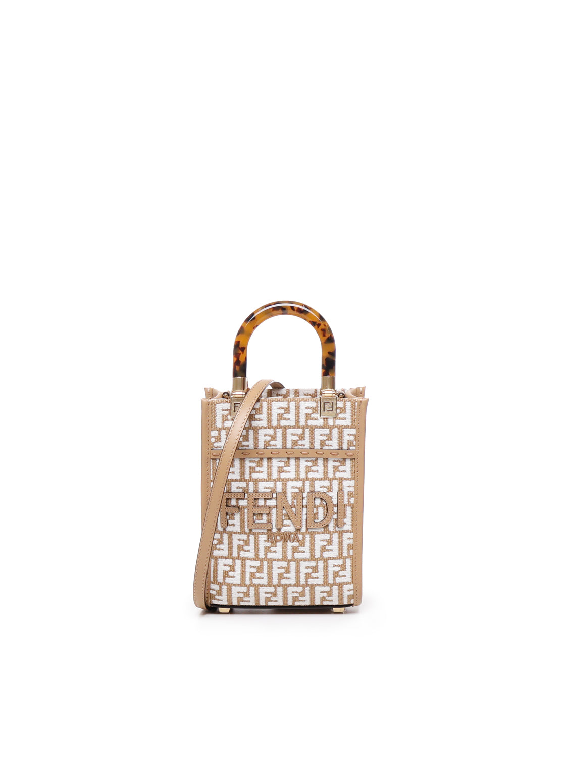 Fendi Bags Beige, White Polyamide