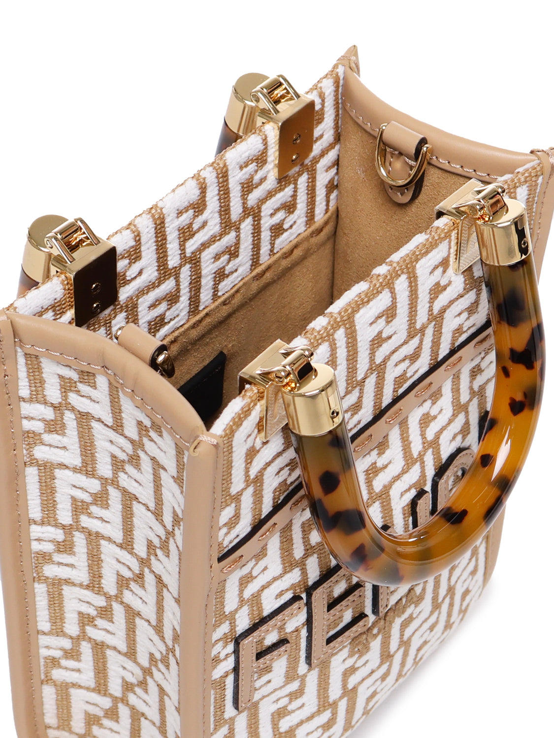 Fendi Bags Beige, White Polyamide
