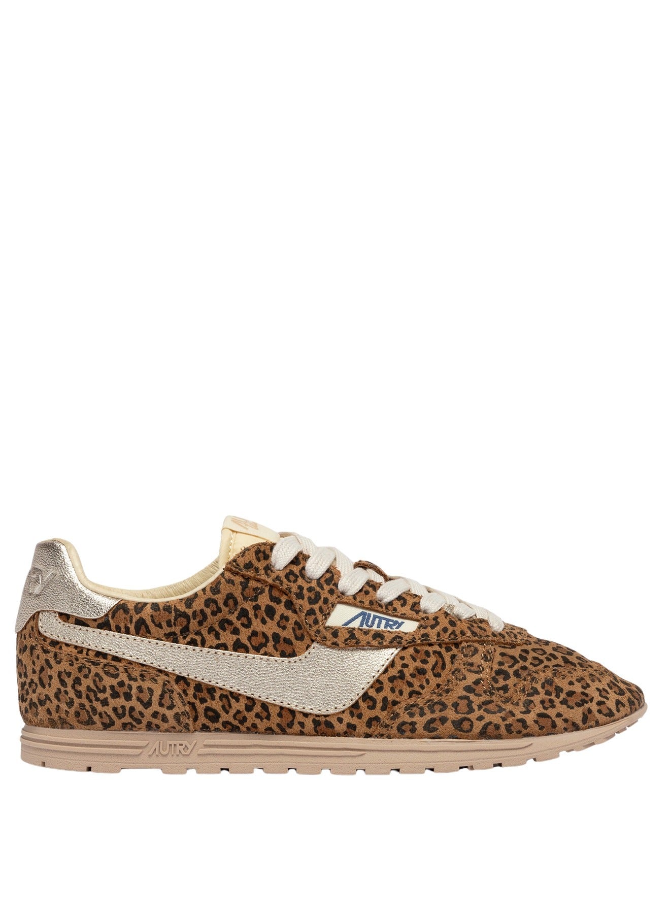 Windspin Low Suede Leopr Leo Plat Brown Shoe