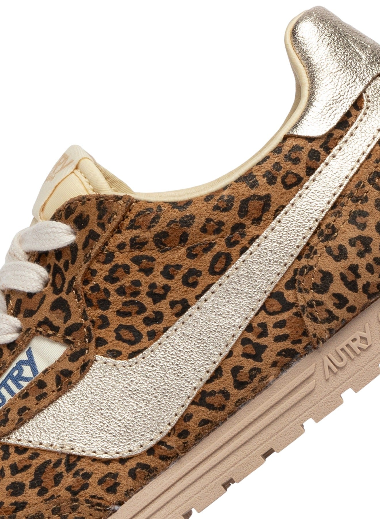 Windspin Low Suede Leopr Leo Plat Brown Shoe