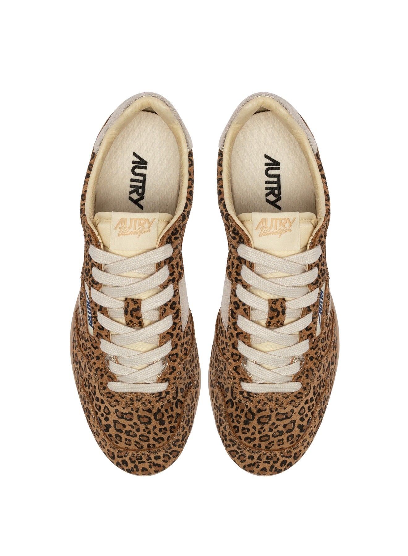 Windspin Low Suede Leopr Leo Plat Brown Shoe