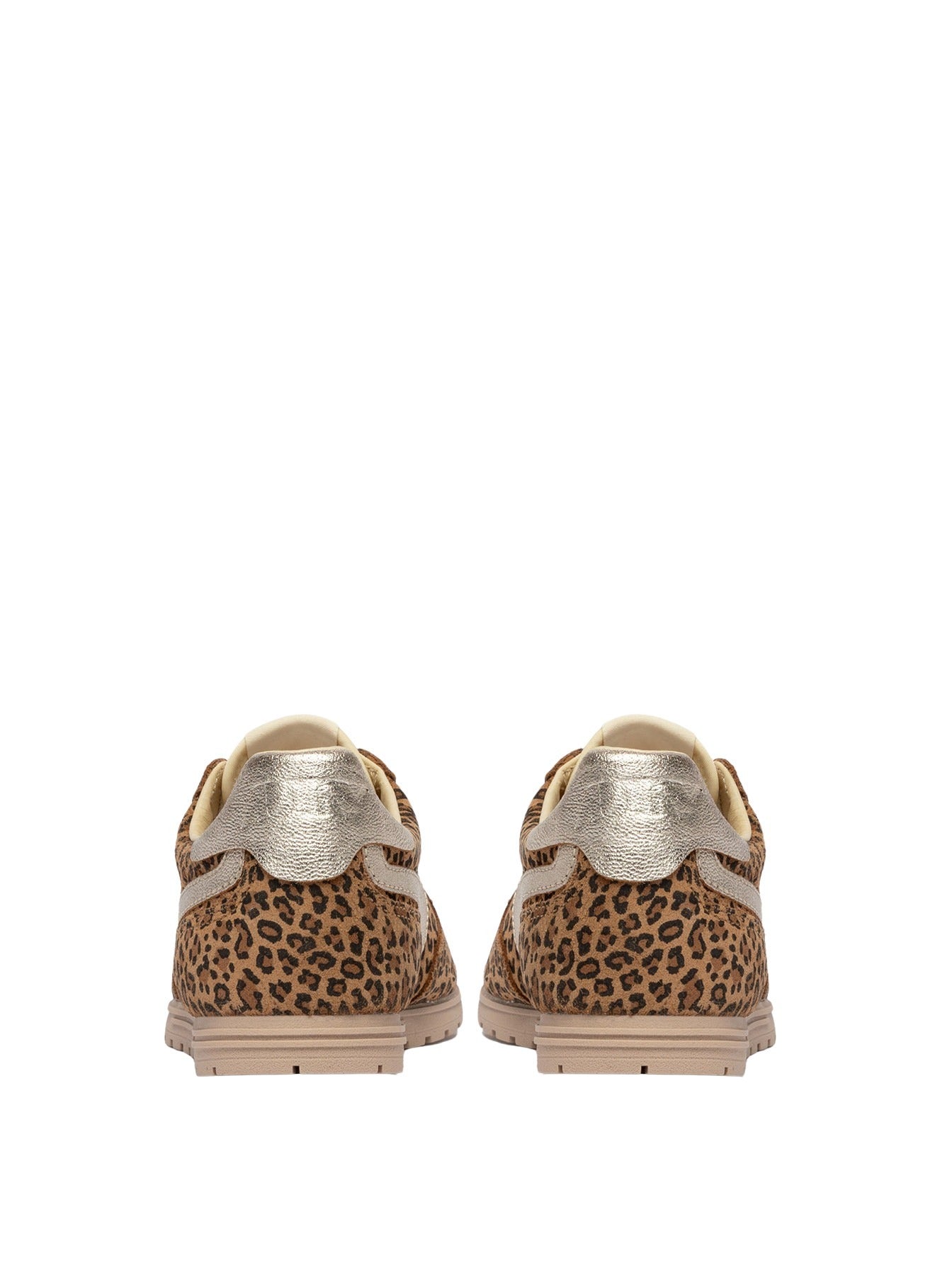 Windspin Low Suede Leopr Leo Plat Brown Shoe