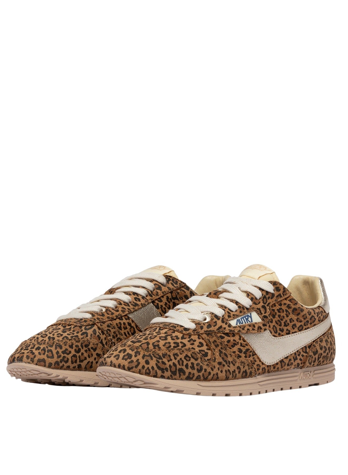 Windspin Low Suede Leopr Leo Plat Brown Shoe